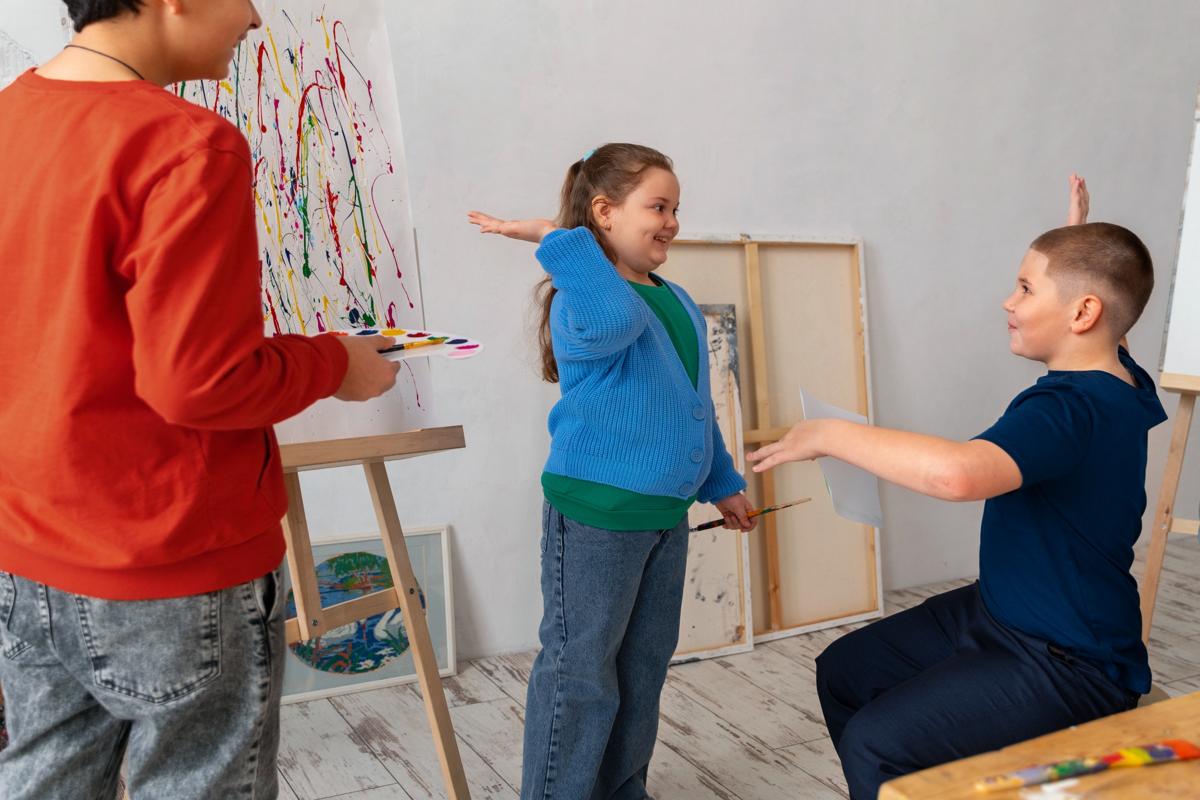 what is an adhd assessment is being answered with this visual of kids playing in a psych office